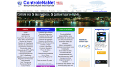 Desktop Screenshot of controlenanet.com.br